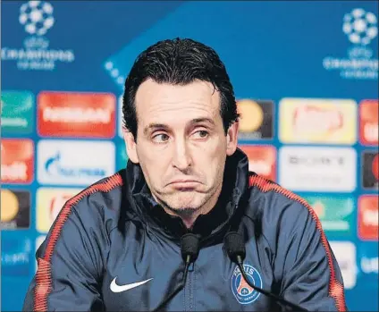  ?? FOTO: AP ?? Unai Emery hizo público su adiós al Paris Saint-Germain después de dos temporadas en su banquillo