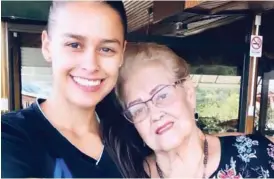  ?? FOTO: CORTESÍA ?? La Niña Chayito es la abuelita materna de la jugadora.