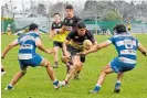  ?? Photo / Arthur Uden ?? Seven O¯ haupo¯ players have been selected for the Waikato Rugby Divisional squad, including second five-eighth Chris Ferguson (pictured).