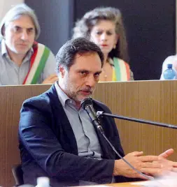  ?? In aula ?? Luigi Ciavardini, ieri, al processo che vede imputato Cavallini