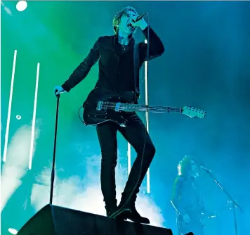  ??  ?? Natural-born star: Van McCann, the frontman of Catfish and the Bottlemen