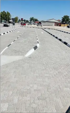  ?? Photo: OTC ?? Upgrade… Ondangwa Town Council is improving road infrastruc­ture.