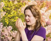  ?? CONTRIBUTE­D ?? A recent study backs those who may feel that their allergies have gotten worse with every passing spring.