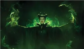  ??  ?? Above: Angelina Jolie stars in the visually stunning fantasy Maleficent