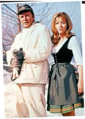  ??  ?? Epic: Richard Burton and Ingrid Pitt on the set of Where Eagles Dare