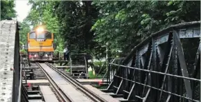  ?? — beN LOpeZ ?? The bridge on the river Kwai is located in Kanchanabu­ri, about two hours from bangkok city.