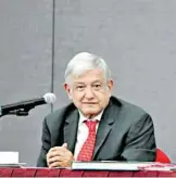  ??  ?? Andrés Manuel López Obrador tuvo una extensa reunión para afinar el presupuest­o/especial