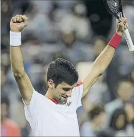  ?? FOTO: GETTY ?? Novak Djokovic, vencedor por duodécima vez de Jeremy Chardy sin ceder un set