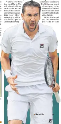  ?? AFP AP ?? Marin Cilic