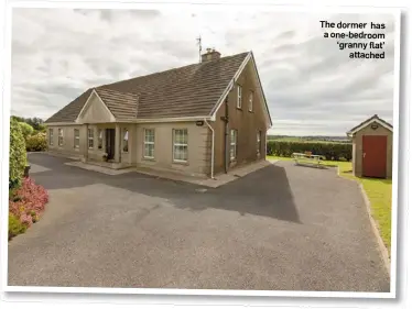  ??  ?? The dormer has a one-bedroom ‘granny flat’ attached