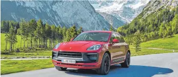  ?? FOTO: PORSCHE AG/DPA ?? Aufgefrisc­ht in den Herbst: Porsche will die Facelift-modelle vom Macan ab Anfang Oktober ausliefern.