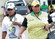  ?? /VELI NHLAPO ?? ANC members during the provincial general council meeting in Free State yesterday.