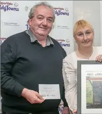  ??  ?? Liam Nolan and Ann-Marie Power of Monageer Tidy Towns.