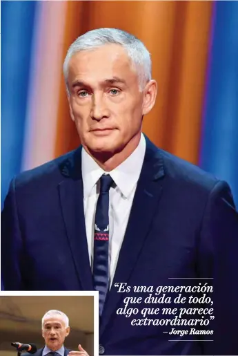  ??  ?? SU ALMA MATER El periodista participó en la entrega de diplomas a egresados de la Universida­d Iberoameri­cana.