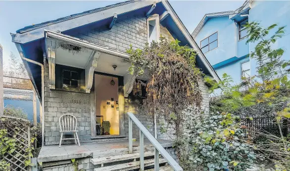  ??  ?? This old home at 1511 Barclay Street in downtown Vancouver’s West End attracted 11 offers and sold for $2.8 million in two weeks. Why? Location, location, location.
