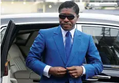  ??  ?? JEWEL SAMAD| Tribunal Internacio­nal de Justiça pode perder Teodoro Obiang