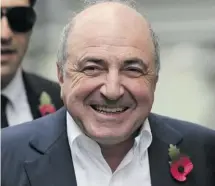  ?? CARL COURT/AFP/GETTY IMAGES ?? Russian tycoon Boris Berezovsky fled Moscow, fearing prosecutio­n, and his wealth reportedly dwindled. The cause of his death is not yet known.