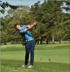  ??  ?? Baltinglas­s golfer Joseph Byrne is hoping for a busy season.