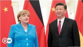  ??  ?? Germany and China are struggling to sweep political difference­s under the table and to focus on less contentiou­s areas like trade ties