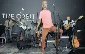  ??  ?? DANCE MOVES: Ray Phiri on stage. PICTURE: MATTHEWS BALOYI