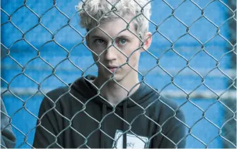  ?? PHOTO BY KYLE KAPLAN/FOCUS FEATURES VIA AP ?? This image released by Focus Features shows Troye Sivan in a scene from Boy Erased.