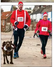  ??  ?? FESTIVE FUN: The North Berwick Santa Run