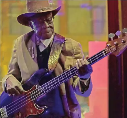  ?? ?? ABOVE: Chicago bluesman Bob Stroger released an album of new material, “That’s My Name,” in February.