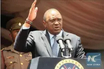  ?? PICTURE: CHARLES ONYANGO/XINHUA ?? Kenyan President Uhuru Kenyatta has proposed polygraph tests to vet top officials linked to corruption.