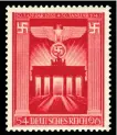  ?? ?? A pre-1944 semipostal Brandenbur­g commemorat­ive stamp, face value 54pf, with a surcharge of 96pf