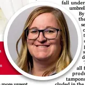  ??  ?? Monja Posthumus-Meyjes, anan advocatead­vocate atat Stellenbos­chStellenb­osch University Law Clinic, is fighting to have all female hygiene products included in the zero-VAT list.