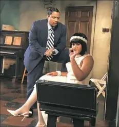  ?? Mark C. Southers ?? Jonathan Berry portrays Levee and Shakirah Stephens is Dussie Mae in August Wilson’s “Ma Rainey's Black Bottom” at Pittsburgh Playwright­s Theatre Company.