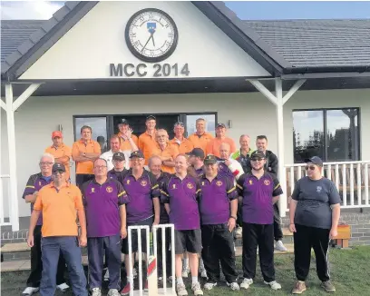  ?? Players from Mawdesley Cricket Club’s Visually Impaired team ??