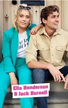  ??  ?? Ella Henderson & Jack Burnell