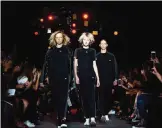  ??  ?? NEW YORK: The “Adidas Originals by Alexander Wang” collection is modeled during Fashion Week on Saturday, Sept. 10, 2016.