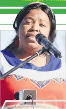  ?? Photo: Nampa ?? Not standing… Outgoing NN president Lydia Mutenda.