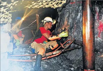  ?? Picture: GALLO IMAGES ?? FORWARD PLANNING: Miners undergroun­d at the Sibanye Gold mine in Carltonvil­le last September. Sibanye is an independen­t South African-based mine which is one of the world’s 10 largest gold producers. It recently restructur­ed into three divisions, and...