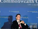  ?? Brant Ward / The Chronicle ?? Treasury Secretary Timothy Geithner addresses the Commonweal­th Club in S.F.