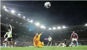  ?? Picture: REUTERS ?? IMPACT PLAYER: Aston Villa’s Ollie Watkins scores a disallowed goal past Liverpool’s Alisson