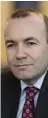  ??  ?? Pragmatic: Manfred Weber will run for EC president