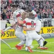  ?? FOTO: DPA ?? Im Hinspiel jubelte der VfB.