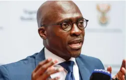  ?? PICTURE: DEAN HUTTON/BLOOMBERG ?? HOT SEAT: Minister of Home Affairs Malusi Gigaba denied the Guptas are South African citizens.