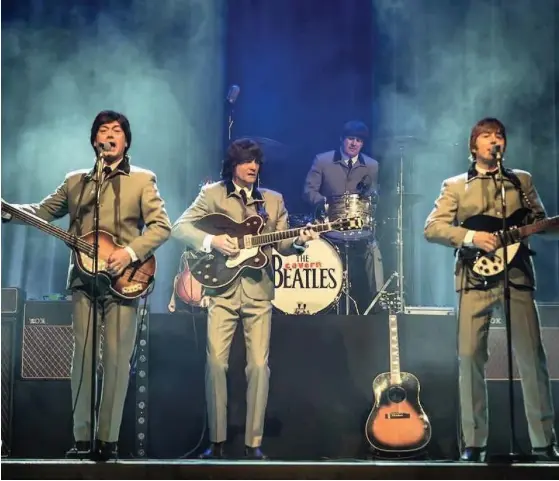  ??  ?? Top tribute The Cavern Beatles will play at Motherwel Civic Theatre in October