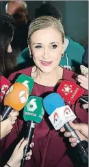  ?? ZIPI / EFE ?? Cristina Cifuentes, ayer