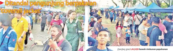  ??  ?? (Gambar atas) berkembar barat di Dataran Labuan. LALUAN