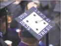  ?? File photo ?? Southern Connecticu­t State University’s commenceme­nt ceremony was held May 18.