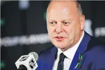  ?? JOHN WOODS/THE CANADIAN PRESS ?? Vegas Golden Knights head coach Gerard Gallant has landed on his feet after being fired while with Florida.