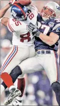  ?? AP (2) ?? FOREVER PLAYS: David Tyree’s helmet catch and Derek Jeter’s flip play (right) will live on in New York sports history.