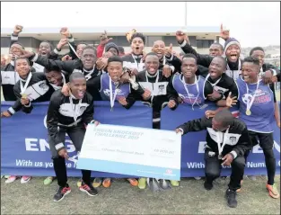  ?? Isithombe: BACKPAGEPI­X ?? OMPETHA baseKZN be-Engen U/17 Knockout Challenge bazothwala amathemba esifundazw­e kokazwelon­ke iChamp of Champs eGauteng ngo-Okthoba