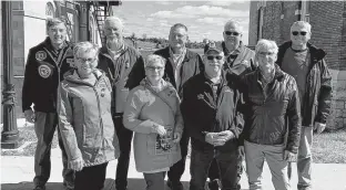  ?? CONTRIBUTE­D PHOTOS ?? Fifty years after Anthony Daniel Bowie tragically died while training at the Royal Military College in Ontario, he is still remembered. His loved ones continue to share his story. Front, from left, Mary Connolly, Elaine Bowie, Allan Bowie and John Bowie. Back row, Doug Cargo, Jim Bowie, Gordon Bowie, Paul Allen, Philip Bowie.