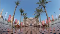  ?? — Getty Images ?? A view of the Emirates Palace hotel in Abu Dhabi.